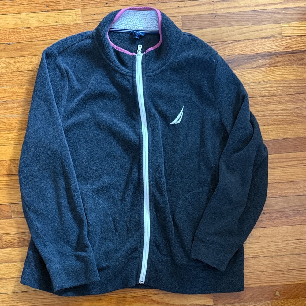 Grey Nautica Women’s Zip Up Fleece